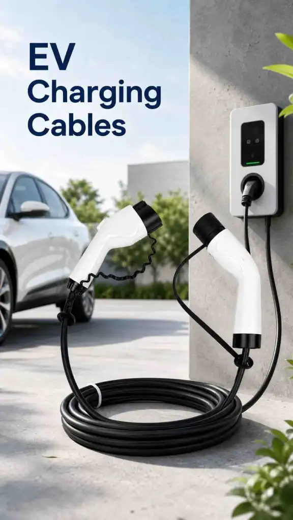 16A Type 2 to Type 1 EV Charging Adapter Cable