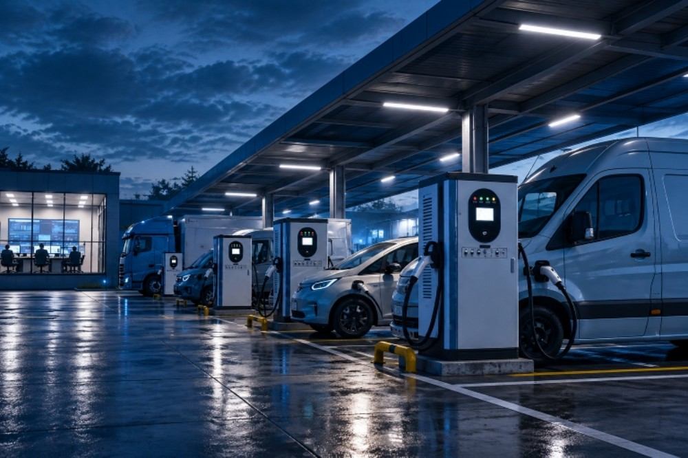 Commercial EV Charging for Commercial Fleets