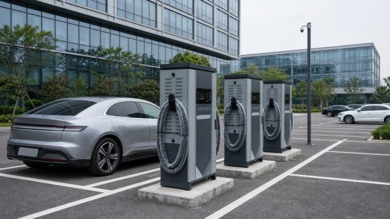 DC Charging Stations for Retail Hotels and Workplaces
