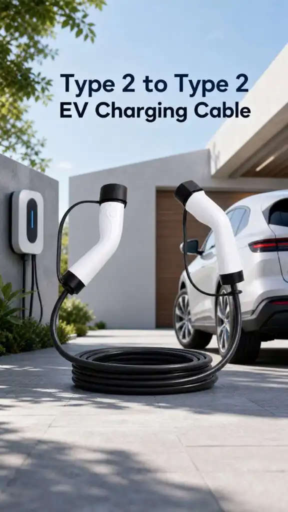 Type 2 to Type 2 EV Charging Extension Cable 3